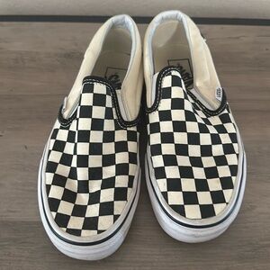 Classic checkered vans